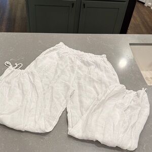Women's Classic White Joggers